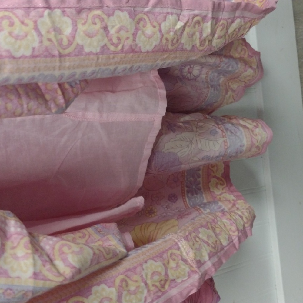 NEWIn Bloom Pink and Yellow Maxi Sundress with Puff Sleeves and Square Neckline, - Picture 11 of 16